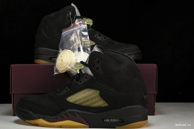 Maniére SP Black Jordan A FD1330-001 Ma Retro 5 0727
